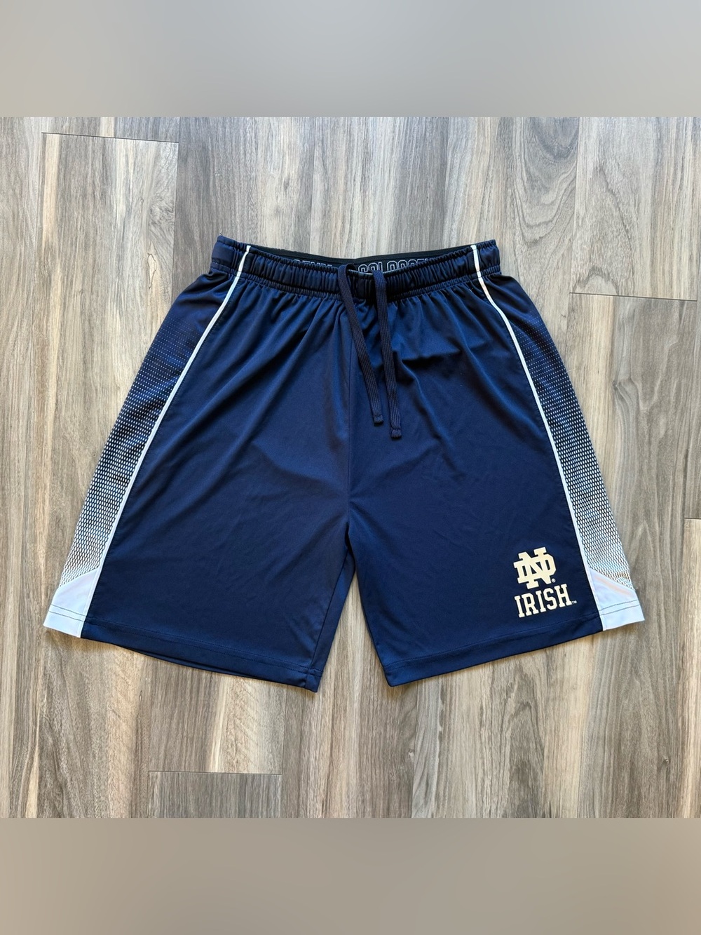 Colosseum Notre Dame Fighting Irish Navy Blue Athletic Shorts Size M